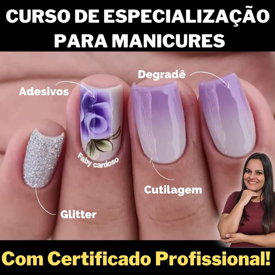 Curso manicure e pedicure